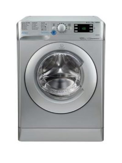 Indesit Innex Bwe91484Xs 9Kg Load, 1400 Spin Washing Machine - Silver